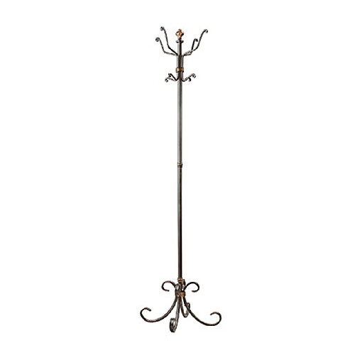 Mes Portemanteau 46x46x180 cm en métal anthracite et doré