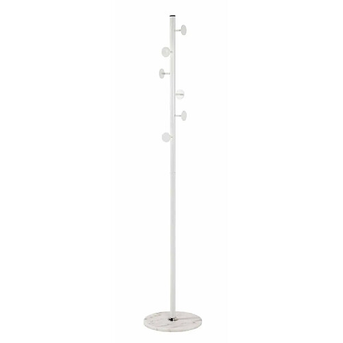 Paris Prix Porte-Manteaux en Marbre Tahia 180cm Blanc