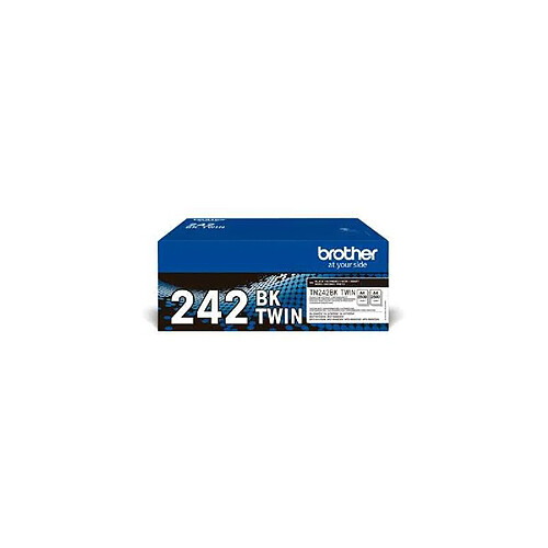 Brother TN242BKTWIN Pack de 2 toners noirs 2x2500 pages