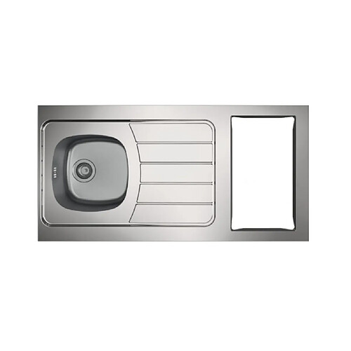 Moderna CPBD120A30 Évier 1 bac kitchenette L1200 mm inox