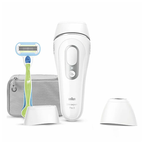 Braun Épilateur Laser Silk Expert Pro 3 PL122 Blanc