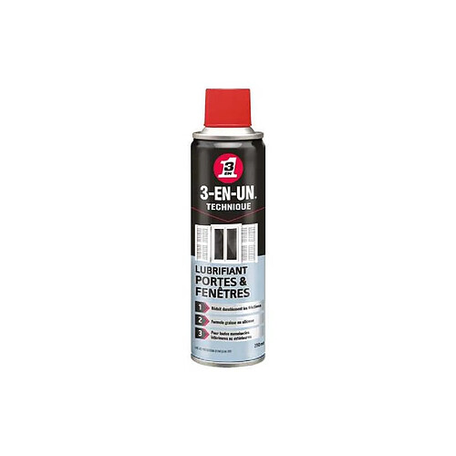 3-En-Un Lubrifiant Portes et Fenêtres 250 ml aérosol 33495/10