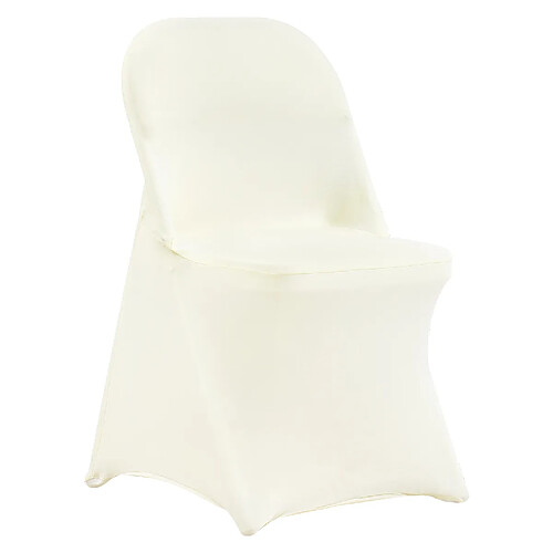 Housses De Chaise Pliantes En élasthanne Extensible, 100 Pièces, Housses De Protection Universelle Amovibles Et Lavables Pour Mariage Vacances Banquet Fete Celebration Salle A Manger Noir P 010362269941