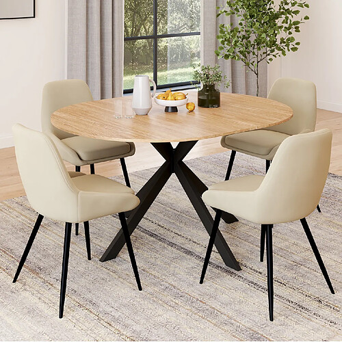 Idmarket TABLE + CHAISE