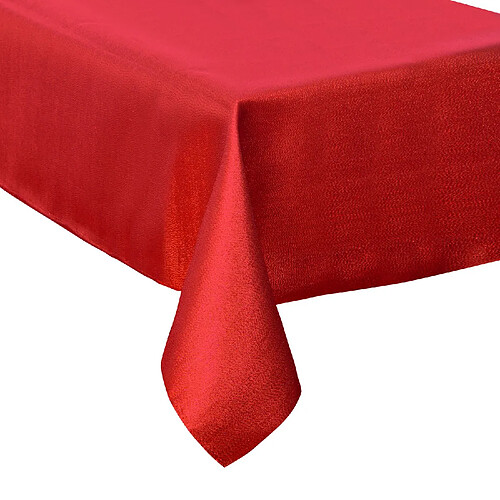 Feeric Lights And Christmas Nappe de Noël Paillette - L. 140 x l. 240 cm - Rouge