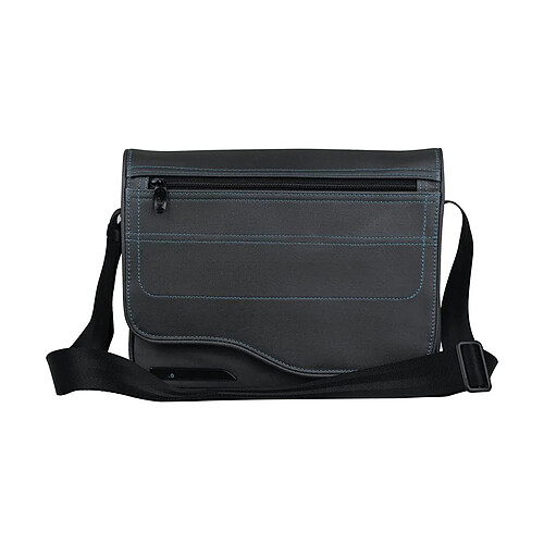 be.ez Sac Bandoulière LE Reporter pour Écran 11" avec Poches Renforcées Gris