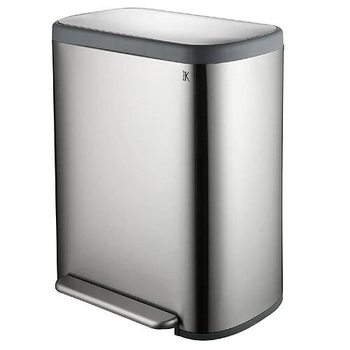 Poubelle pédale tri sélectif 60l - BAT-GRI-60L - Empire - KITCHEN MOVE