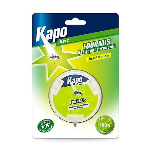 Appât gel anti-fourmis 10g 100% naturel - 3128 - Vert - KAPO