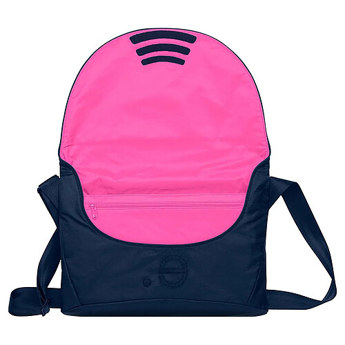 be.ez Sac Bandoulière pour MacBook Pro 13" Collection LA Garde Robe Bleu / Rose