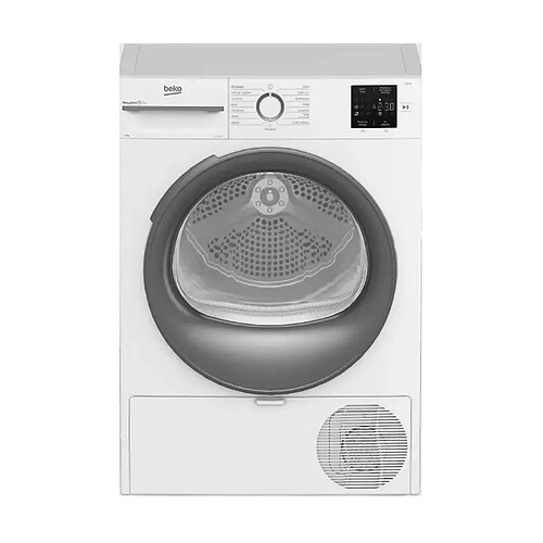 Sèche-linge pompe à chaleur 60cm 9kg blanc - D3H19302W/1 - B300 - BEKO