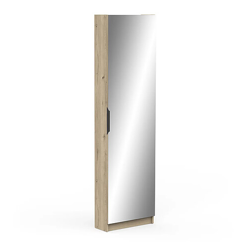 Meuble à Chaussures 6 étagères Avec 2 Portes - Rangement Moderne Pour 20 Paires, Design Marron, Idéal Pour L'entrée Ou La Chambre - 6