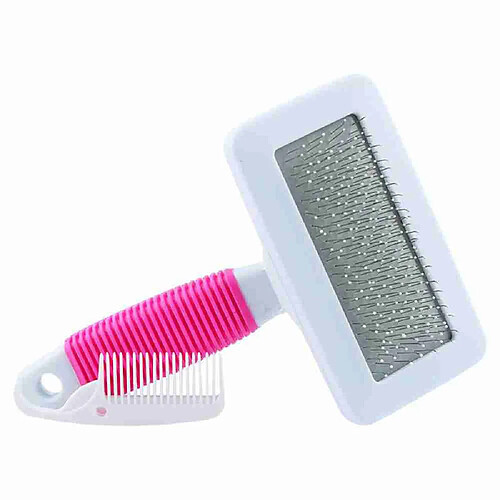 Generic Home Lot de 2 outils de toilettage anti-perte pour chien/chat, rose