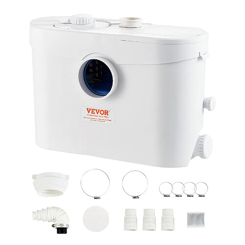 VEVOR Pompe macératrice eaux usées sanitaire évier 700 W avec 3 entrées d'eau