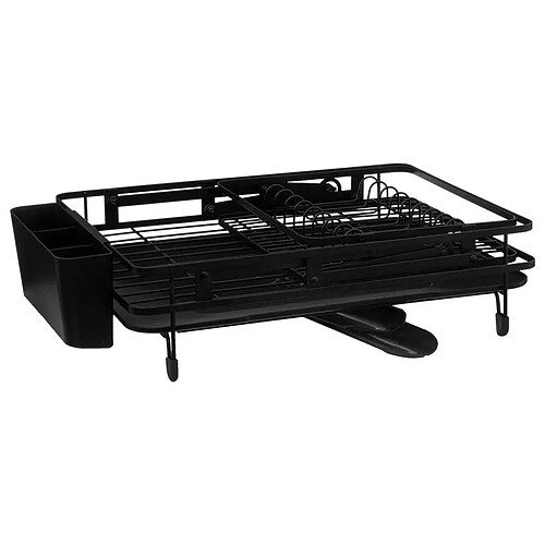 Five Simply Smart Égouttoir 2 Niveaux Rabattable 48cm Noir