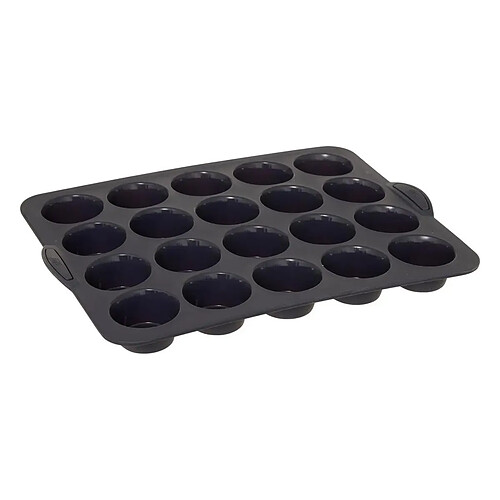 Five Simply Smart Moule 20 Muffins Silicone Silitop 40cm Gris