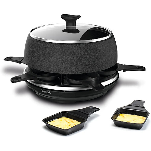 Tefal Appareil à raclette multifonction noir et inox 850 W