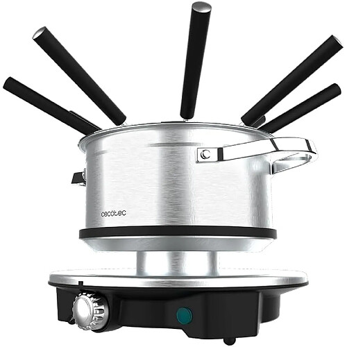 Cecotec Fondue électrique inox 1500?W 8 personnes avec thermostat