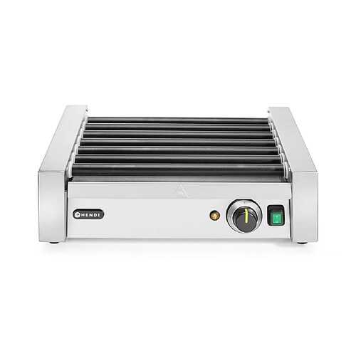 Grill roulant pour saucisses - Une zone 7 rouleaux 230V/740W - Hendi