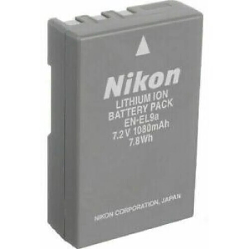 NIKON EN-EL9a Batterie Li-Ion D40 D40X D60 D3000 D5000 D3X