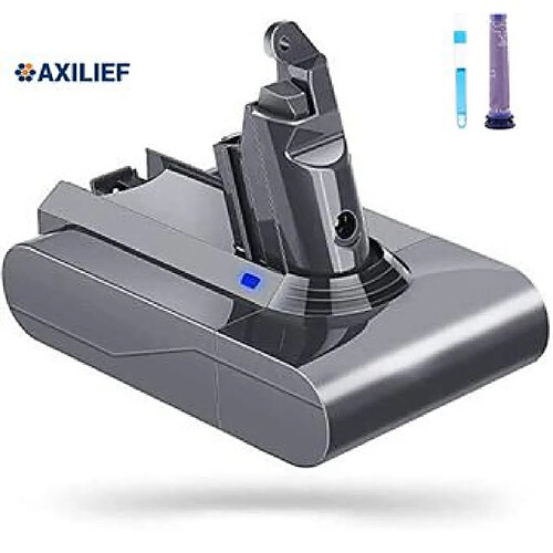 AXILIEF 21.6V 5000mAh Batterie pour Dyson V6 DC58 DC59 DC61 DC62 DC72 DC74