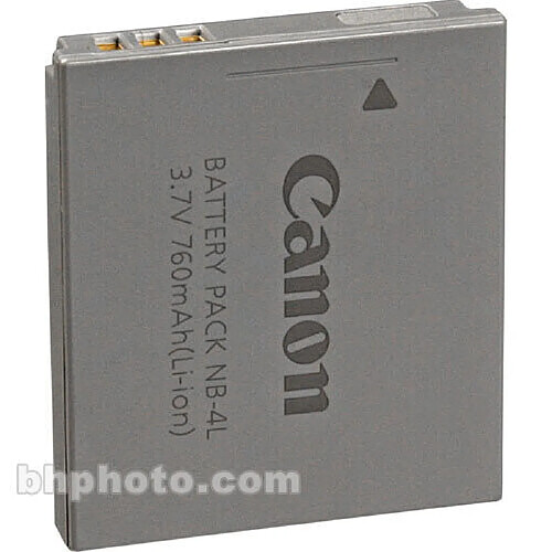 Canon NB-4L Batterie Lithium-Ion (3.7v 760mAh)