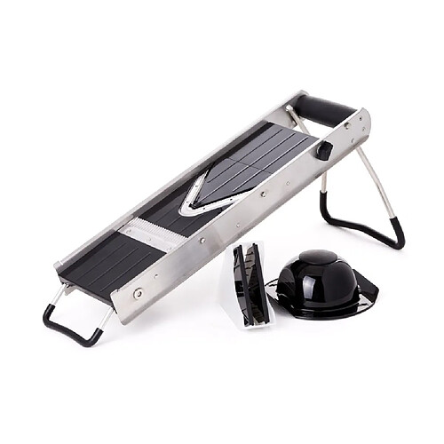 Mandoline - Coupe-légumes manuel en V Noir 405x135x(H)145 mm - Hendi