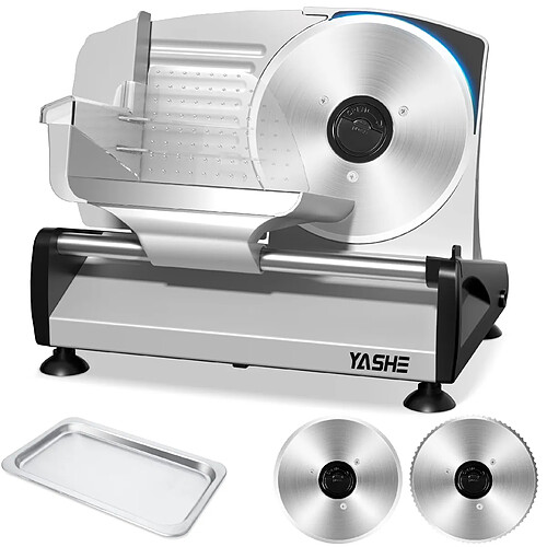 Trancheuse electrique YASHE 200W, epaisseur reglable