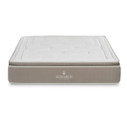 Monarch Matelas Deluxe Crown - Ressorts Ensachés Taille 190 x 140 cm Hauteur 28 cm
