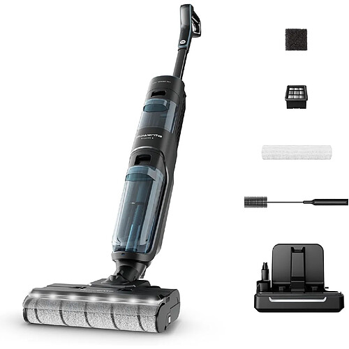 Rowenta Aspirateur laveur 2-en-1 avec auto-nettoyage et LED