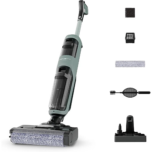 Rowenta Aspirateur laveur sans fil X-Clean2 2-en-1 Eucalyptus