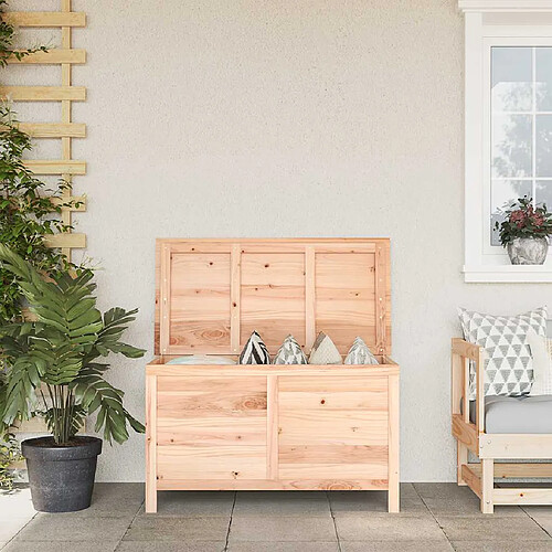 vidaXL Boîte à coussins d'extérieur 99x50x56,5 cm bois de sapin massif