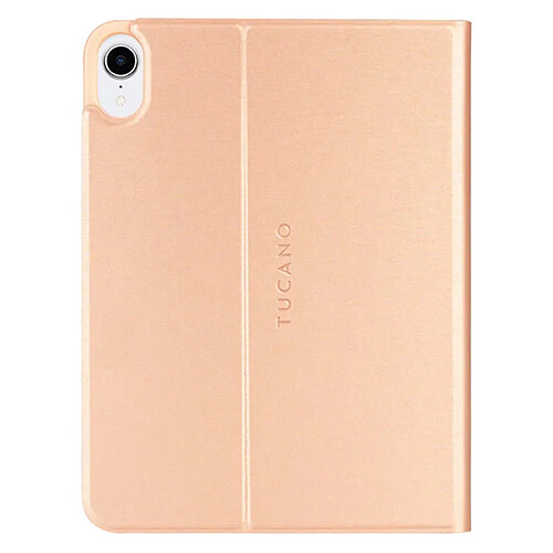Tucano Étui Folio pour iPad mini 6 / Mini 7 avec Fonction Support et Porte-Stylet Rose clair