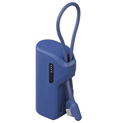 CYGNETT Powerbank Thumboost 5000mAh 2x Ports USB-C 20W avec Câble USB-C Bleu