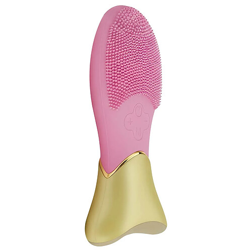 Avizar Brosse Électrique Nettoyage et Massage et Soin Facial avec Fonction LED Rose