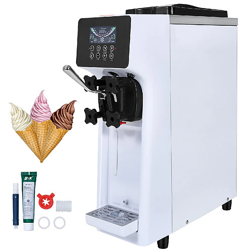 VEVOR Machine à Glace Italienne de Comptoir 10 L/h