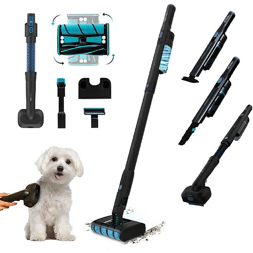 Cecotec Aspirateur balai sans fil ultraléger pour sols durs