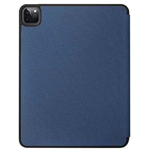 Crong Étui pour iPad Air 11 M3 / M2 / 10.9 / Pro 11 FlexFolio Antichoc Bleu