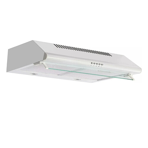Hotte visière 60cm 322m3/h blanc - AHC632WH - AIRLUX