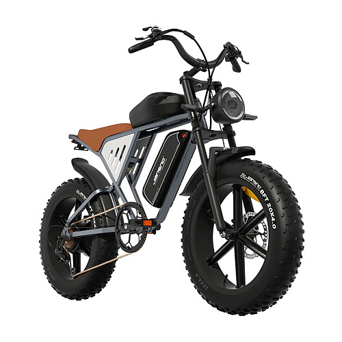 JANSNO X70 - Vélo Électrique adulte Moteur 1000W - Dual Batterie 48V (14Ah+20Ah) - Autonomie 100km - Shimano 7 Vitesses - 20x4.0" LCD Intelligent