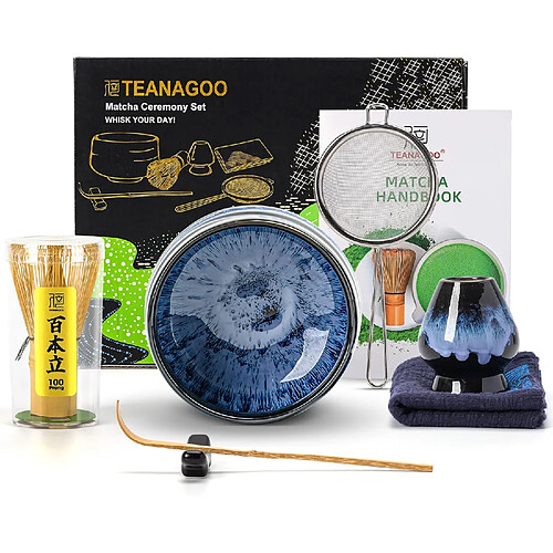 Vendos85 Set complet de cérémonie du thé matcha 7 pièces