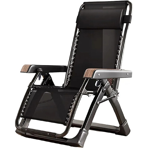 Vendos85 Chaise longue pliable réglable confort premium extérieur
