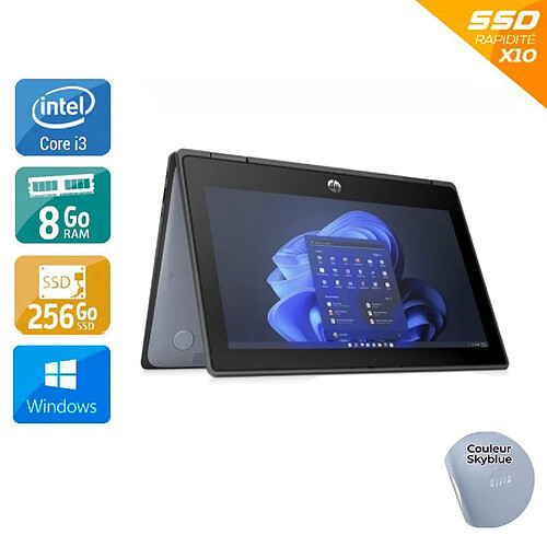 HP Pro x360 Fortis G10 11,6" Tactile - i3 Gen 12 8Go RAM 256Go SSD Windows 11 · Reconditionné