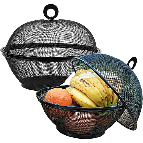 Vendos85 Corbeilles à Fruits et Légumes avec Couvercles – 4 pcs