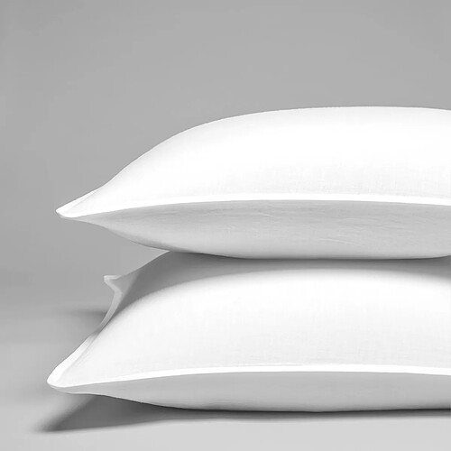 Cotton & Co Taie d'oreiller en pur lin lavé français