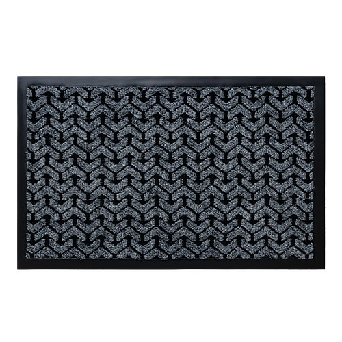 RUGSX Paillasson antidérapant DUNLOP 0902 gris - intérieur, extérieur 50x80 cm