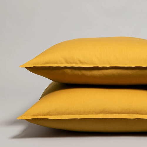 Cotton & Co Taie d'oreiller en percale de coton 120 fils