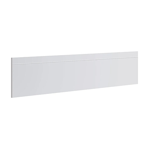 Pegane Tête de lit pour lit de 135 et 150 cm coloris Blanc - Longueur 158 x Hauteur 40 x Profondeur 1,5 cm