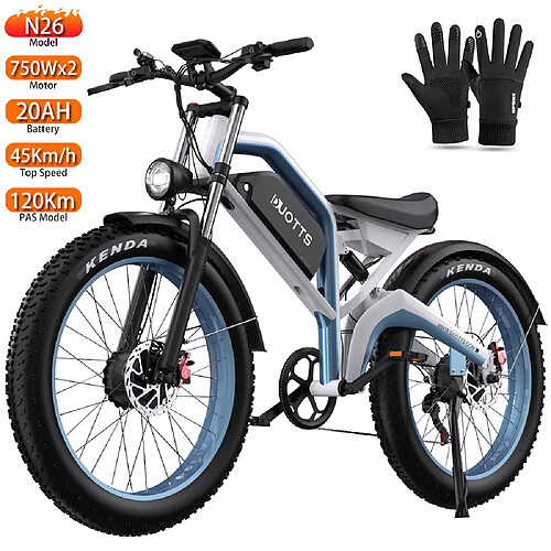 Vélo électrique DUOTTS N26 750Wx2 48V 20AH