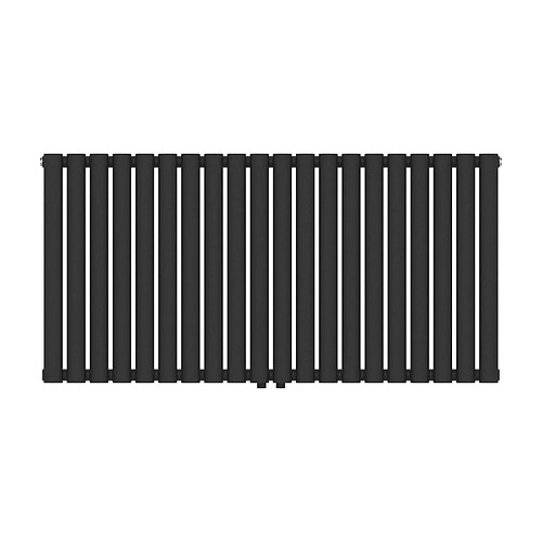 Helloshop26 Radiateur à panneau design plat 857 watts acier 60 x 120 cm noir 03_0010467
