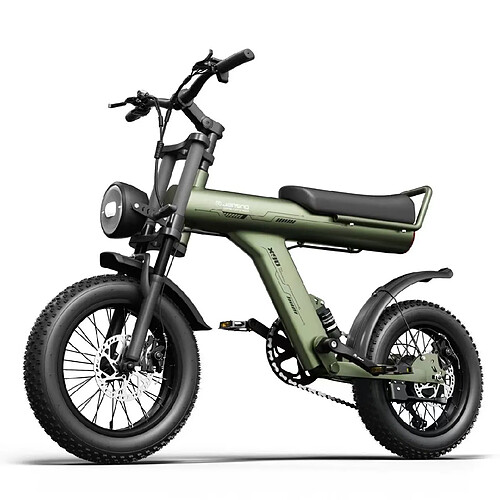 JANSNO X90 - Vélo Électrique adulte Moteur 1000W - Batterie 48V 14Ah - Autonomie 60km - vitesse max 45 km/h - Pneus 16x4.0" VTT
